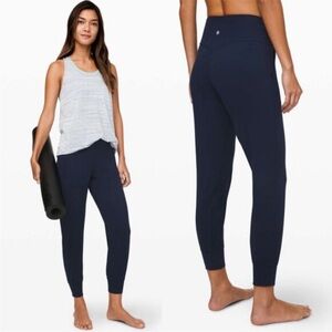 Lululemon Navy Align Jogger Pants Size 10 Pockets